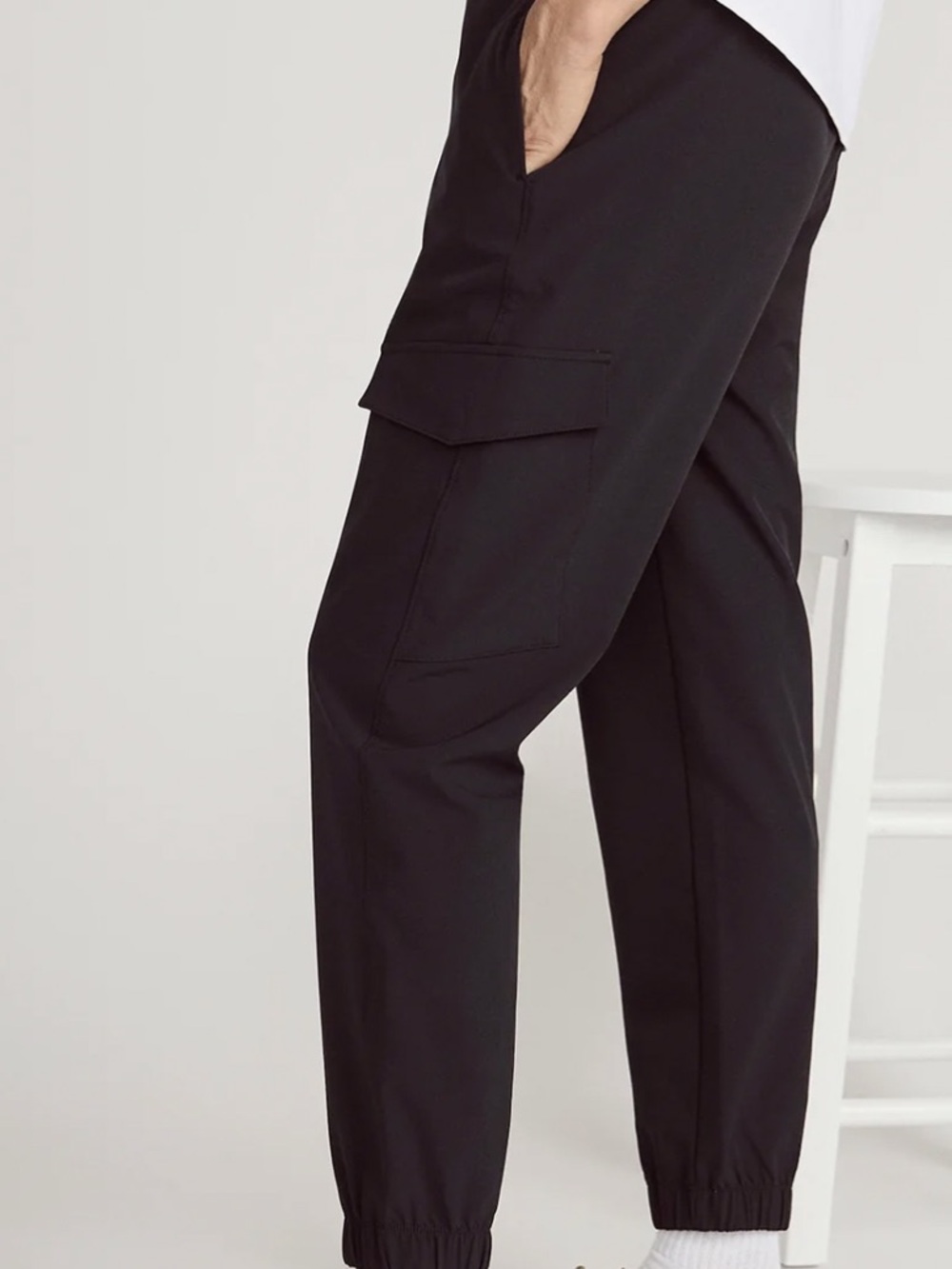 Mondetta Black Stretch Cargo Commuter Pant